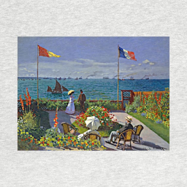 Claude Monet Garden at Sainte-Adresse 1867 Art Print by ZiggyPrint